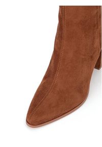 Nine West Botki WFA3000-1 Brązowy. Kolor: brązowy. Materiał: materiał #5