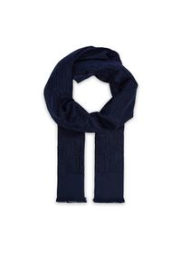 Lauren Ralph Lauren - LAUREN RALPH LAUREN Szal 454937219001 Granatowy. Kolor: niebieski. Materiał: bawełna