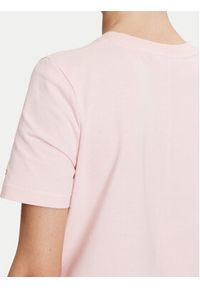 TOMMY HILFIGER - Tommy Hilfiger T-Shirt Script WW0WW42589 Różowy Regular Fit. Kolor: różowy. Materiał: bawełna #3