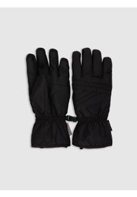 4f - 4F Rękawiczki narciarskie Thinsulate membrana 5000 damskie - czarne XL. Kolor: czarny. Materiał: materiał. Technologia: Thinsulate. Sezon: zima. Sport: narciarstwo #1