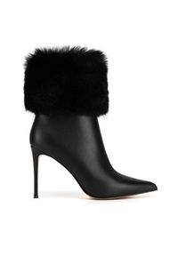 Eva Minge Botki HALAH-SL9596-202 Czarny. Kolor: czarny. Materiał: skóra #1