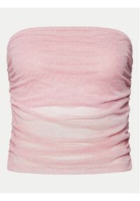Juicy Couture Top JCWCT23328 Różowy Slim Fit. Kolor: różowy. Materiał: syntetyk