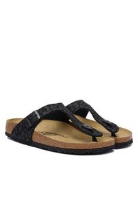 Birkenstock Japonki Gizeh 1032082 Czarny. Kolor: czarny. Materiał: skóra #6
