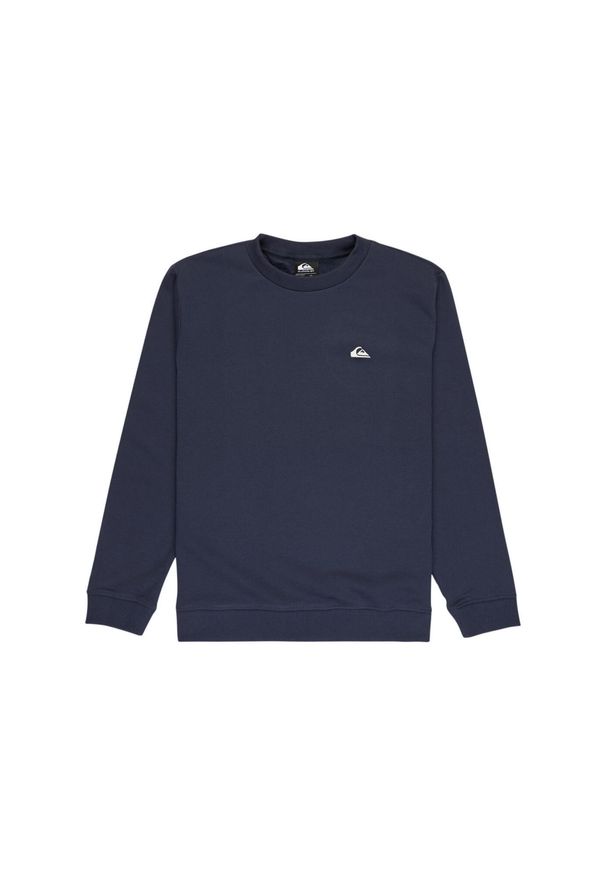 Quiksilver - Bluza dla Chłopcy BASIC. Okazja: na co dzień. Kolor: niebieski. Materiał: materiał, poliester, bawełna. Wzór: haft. Styl: casual