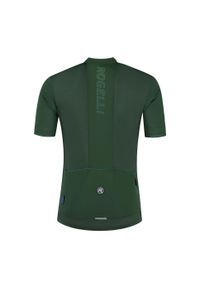 ROGELLI - Koszulka rowerowa męska Rogelli Essential. Kolor: zielony. Długość rękawa: krótki rękaw. Długość: krótkie. Sport: kolarstwo