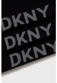 DKNY - Dkny Skarpetki (3-pack) męskie kolor czarny. Kolor: czarny