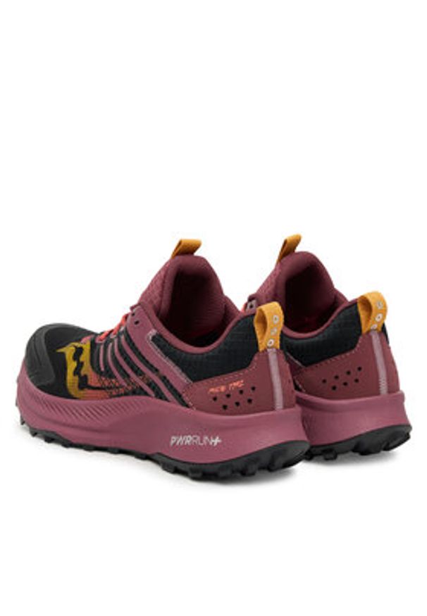 Saucony Buty do biegania Ride Tr2 S10951 Czarny. Kolor: czarny. Materiał: materiał