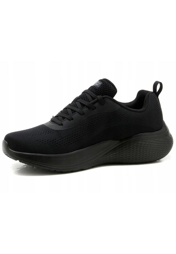 skechers - Buty do chodzenia męskie Skechers Bobs Infinity. Kolor: czarny. Materiał: materiał, syntetyk. Szerokość cholewki: normalna. Sport: turystyka piesza
