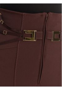 Elisabetta Franchi Spodnie materiałowe PA-158-61E2-V350 Brązowy Skinny Fit. Kolor: brązowy. Materiał: syntetyk #5