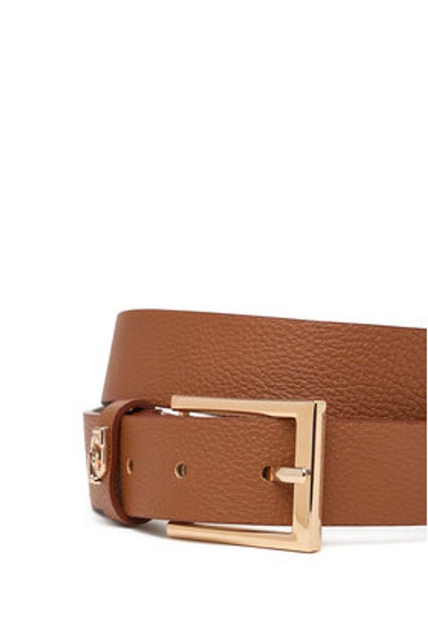 Liu Jo Pasek Damski Ecs Hips Belt 3 C AF5240 E0058 Brązowy. Kolor: brązowy. Materiał: skóra