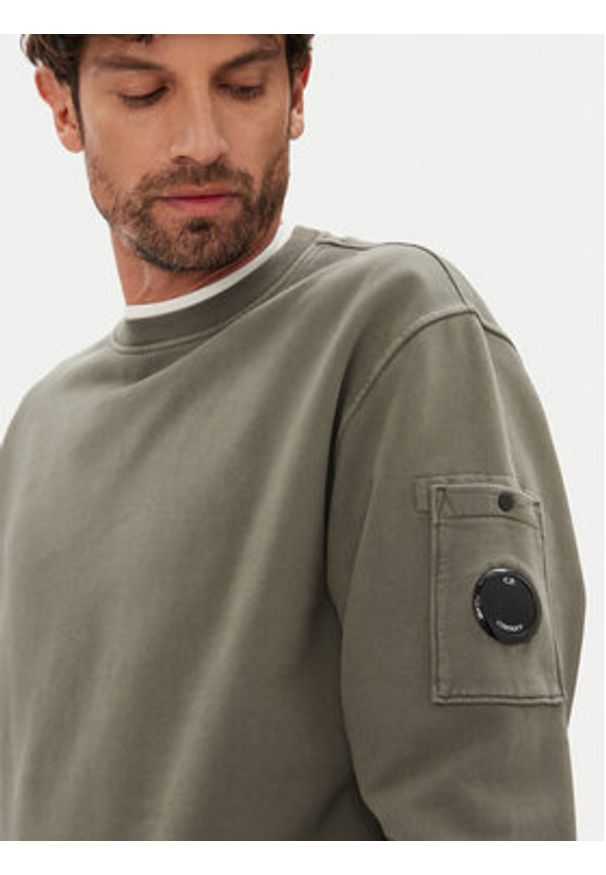 C.P. Company Bluza 19CMSS718A006372R Zielony Regular Fit. Kolor: zielony. Materiał: bawełna
