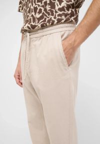 Męskie Spodnie Jeansowe Mustang Style Milano Jogger Oyster White 1016330 3025. Materiał: jeans #4