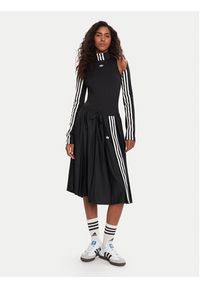 Adidas - adidas Spódnica plisowana Ribbon JW0114 Czarny Regular Fit. Kolor: czarny. Materiał: syntetyk