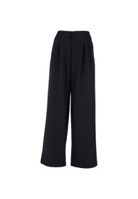 Urban Classics - Szerokie Spodnie Damskie Z Plisą Z Przodu. Kolor: czarny. Długość: długie #1