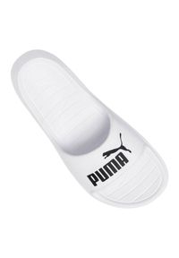 Klapki Puma Divecat v2 M 369400-02 białe czarne. Kolor: czarny, wielokolorowy, biały. Materiał: materiał