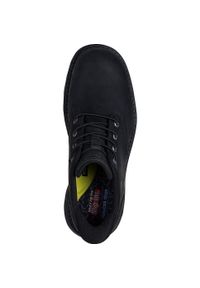skechers - Buty sportowe męskie Skechers Lockett Gustav. Kolor: czarny. Materiał: materiał, skóra. Sport: fitness #2