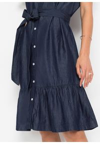bonprix - Sukienka dżinsowa. Kolor: niebieski. Materiał: bawełna #2