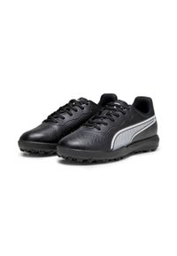 Puma - Buty piłkarskie dla dzieci PUMA King Match Tt Jr. Kolor: biały, wielokolorowy, czarny. Sport: piłka nożna
