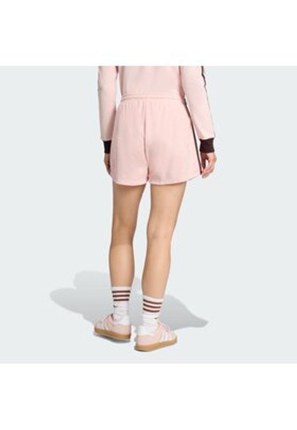 Adidas - adidas Szorty sportowe Terry Towel Firebird KD1396 Różowy Loose Fit. Kolor: różowy. Materiał: bawełna