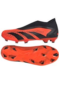 Adidas - Buty piłkarskie adidas Predator Accuracy.3 Fg Ll M GW4595 pomarańcze i czerwienie pomarańczowe. Kolor: pomarańczowy. Materiał: guma, syntetyk. Sport: piłka nożna #1