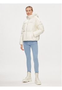 TOMMY HILFIGER - Tommy Hilfiger Kurtka puchowa New York Gloss WW0WW40836 Écru Relaxed Fit. Materiał: syntetyk #7