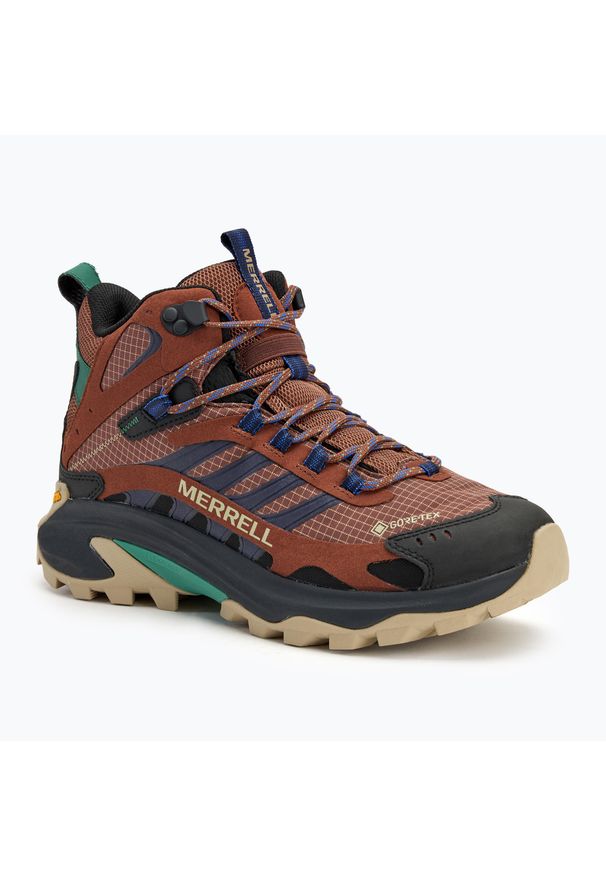 Buty turystyczne męskie Merrell Moab Speed 2 Mid GTX. Kolor: czarny. Sport: turystyka piesza