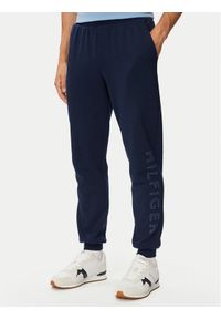 TOMMY HILFIGER - Tommy Hilfiger Spodnie dresowe Performance MW0MW43445 Granatowy Regular Fit. Kolor: niebieski. Materiał: bawełna #1
