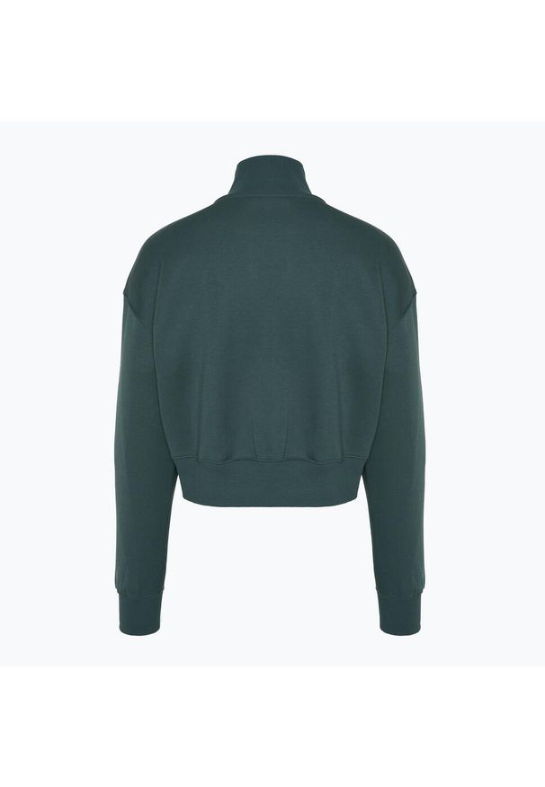 Bluza damska Nike Sportswear Phoenix Fleece 1/2 Zip Cropped. Kolor: zielony
