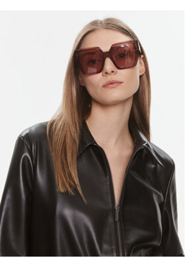 Calvin Klein Kurtka z imitacji skóry K20K206311 Czarny Relaxed Fit. Kolor: czarny. Materiał: skóra