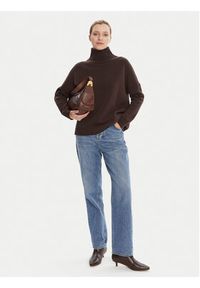 Weekend Max Mara Golf Borgia 2525366112 Brązowy Relaxed Fit. Typ kołnierza: golf. Kolor: brązowy. Materiał: wełna #3