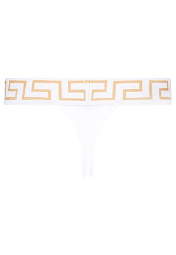 VERSACE - Versace Stringi AUD01042 Biały. Kolor: biały. Materiał: bawełna