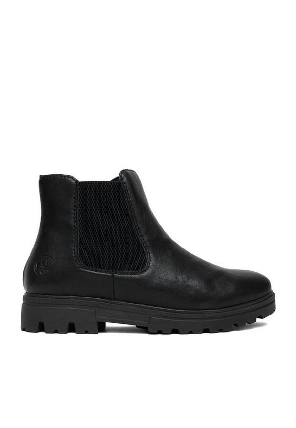 Rieker Botki CEO-43072-00 Czarny. Kolor: czarny. Materiał: skóra