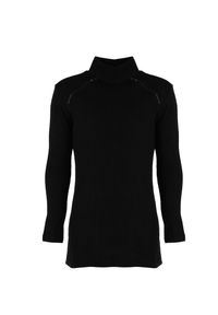 La Haine Inside Us Sweter "LM060" | A23083J LM060 | Mężczyzna | Czarny. Kolor: czarny. Materiał: bawełna, poliester, elastan. Długość: długie. Wzór: aplikacja #10