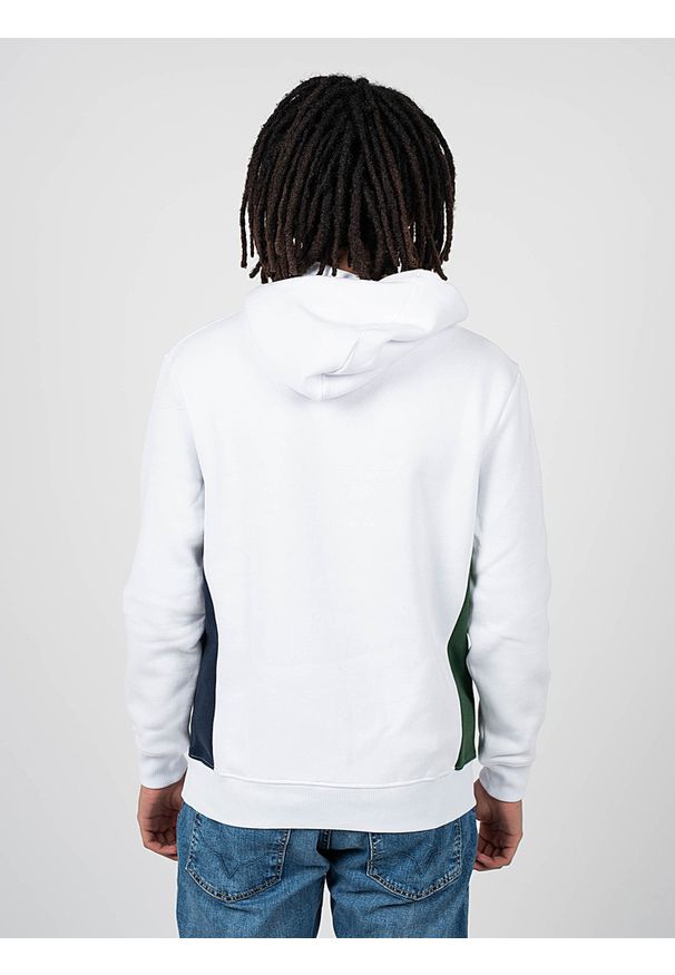 Pepe Jeans Bluza "Phil" | PM582268 | Phil | Mężczyzna | Biały. Okazja: na co dzień. Typ kołnierza: kaptur. Kolor: biały. Materiał: bawełna. Wzór: aplikacja. Styl: casual
