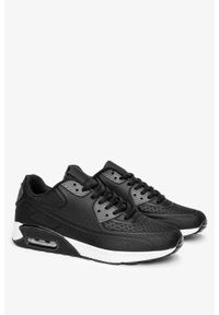 Casu - Czarne buty sportowe sznurowane casu a3363-1. Kolor: czarny, biały, wielokolorowy #2