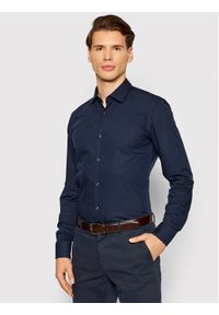 Hugo Koszula C-Jenno 50289499 Granatowy Slim Fit. Kolor: niebieski. Materiał: bawełna