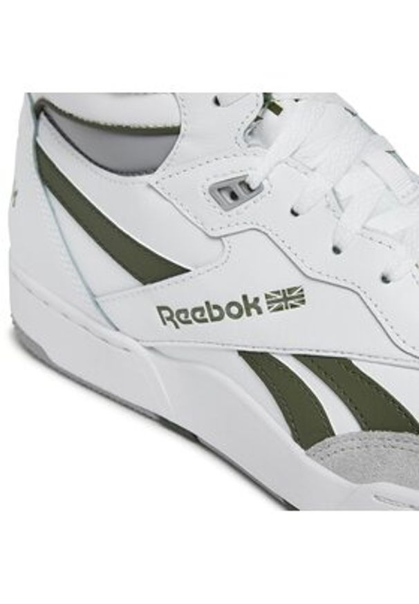 Reebok Sneakersy BB 4000 II Mid ID1521 Biały. Kolor: biały. Materiał: skóra