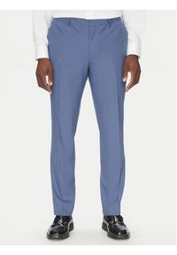 Hugo - HUGO Garnitur Henry/Getlin232X 50530116 Niebieski Slim Fit. Kolor: niebieski. Materiał: syntetyk #10