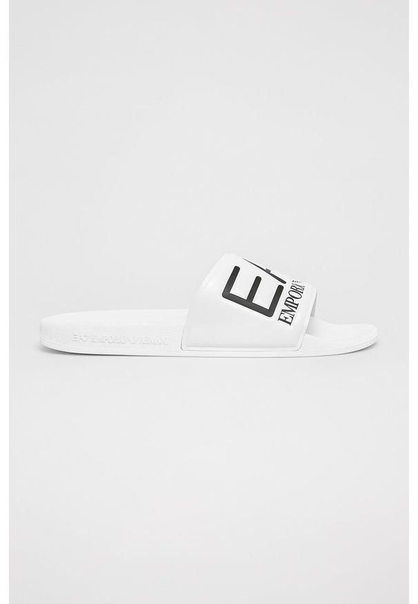 EA7 Emporio Armani - Klapki. Kolor: biały