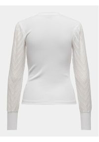 only - ONLY Bluzka New Jania 15311937 Biały Regular Fit. Kolor: biały. Materiał: bawełna #4