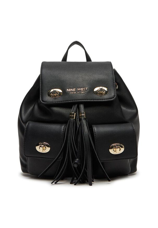 Nine West Plecak LDA7991 Czarny. Kolor: czarny. Materiał: materiał