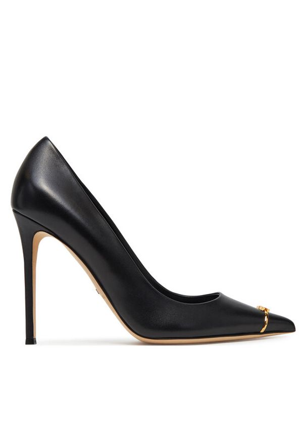 Elisabetta Franchi Szpilki SA-74L-52E2-V500 Czarny. Kolor: czarny. Materiał: skóra. Obcas: na szpilce