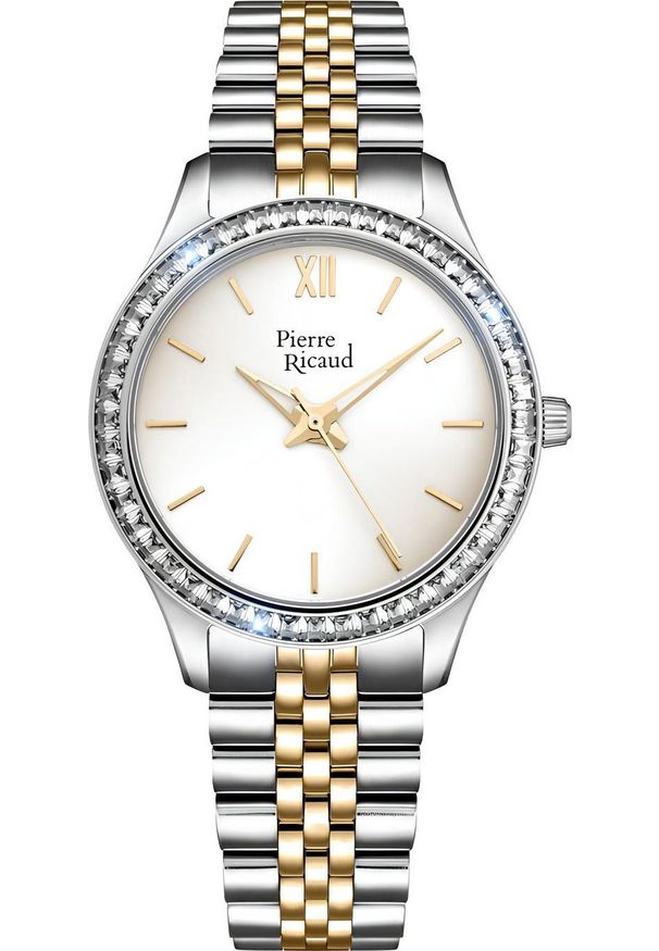 Zegarek damski Pierre Ricaud P22064.2113QZ srebrny. Kolor: srebrny