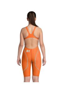 Strój Startowy Arena Powerskin St Next Le Junior. Kolor: pomarańczowy. Materiał: nylon