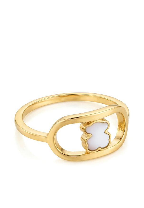 Tous - TOUS Pierścionek Camille 1004561814 Złoty. Materiał: metalowe. Kolor: złoty