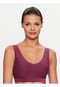 Chantelle Biustonosz top Soft Stretch C16A10 Fioletowy. Kolor: fioletowy. Materiał: syntetyk