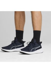 Puma - Buty do biegania SOFTRIDE Carson PUMA Club Navy White Black Blue. Kolor: biały, czarny, niebieski, wielokolorowy