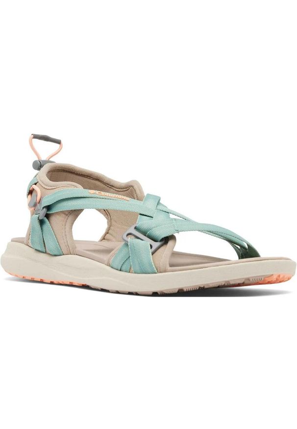 columbia - Sandały Lifestyle Damskie Columbia Sandal. Kolor: zielony. Sport: turystyka piesza