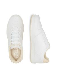 Kappa Sneakersy Logo Malone Kid 371K1IW-A0F Biały. Kolor: biały. Materiał: skóra #8