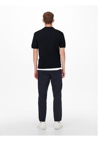 Only & Sons Polo Wyler 22022219 Granatowy Regular Fit. Typ kołnierza: polo. Kolor: niebieski. Materiał: wiskoza